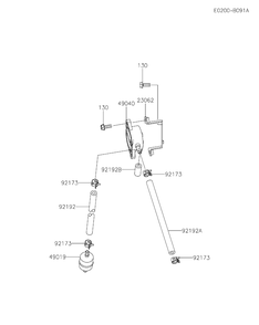 Fx801v-Gs15 Fuel Tank And Fuel Valve Diagram and Parts List for FX801V-GS15  Cub Cadet Engine